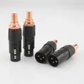 NEUTRIK XLR male to RCA Female Socket Adapter plated gold RCA plug XLR to RCA Female Socket Adapter