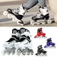 Verstellbare Rollschuhe Schuhe 4-Rad blinkende Räder profession elle Inline-Skates chuhe für