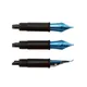 Hongdian Fountain Pen Nibs Black/Silver/Blue Spare Pen Nibs for Hongdian Black Forest / 6013 Pens