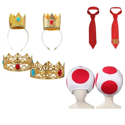 Erwachsene Kinder Prinzessin Cos Pfirsich Cosplay Krone Stirnband Mädchen Halloween Karneval Party Image