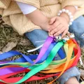 Party Supplies Nice Gift Colourful Ribbon Hand Kite Toy Streamer Rainbow Color Children's Toys