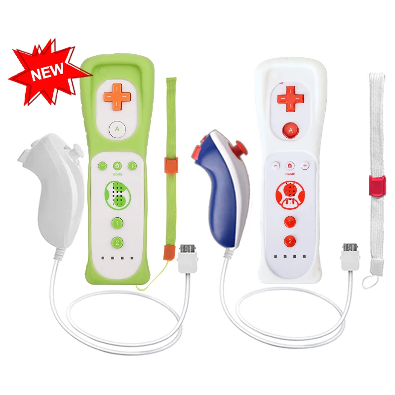 2-teiliger Controller für Wii-Fernbedienung Gamepad mit Motion Plus für Ninetend Wii/Wii U Wireless Gamepad für Wii-Spiele konsole Image