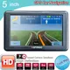 5 Inch HD GPS Portable Navigation 2024 Maps for Europe Russia Car TRUCK CAMPING Caravan Navigator