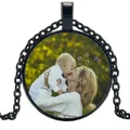 Photo Pendants Custom Rectangular Pendant Necklace Photo of Your Baby Child Mom Dad Grandparent