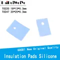 100Pcs/Lot Large TO-3P TO-247 TO-220 Silicone Sheet Insulation Pads Sheet Strip Silicone Insulation