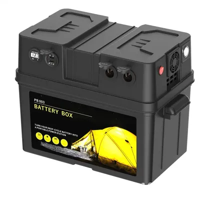 12V LiFePo4 batterie box outdoor tragbare batterie fall energie lagerung notfall power USB ausgang multi-funktion batterie box
