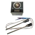 Original LUSI 0-400 TEL96-9001T TEL96 LIUSHI Oven Thermostat Instrument + Probe Oven Parts