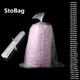 StoBag 100pcs PE Frosted Dust Fan Clothing Covers Plush Toy Packing Bags Moisture Water Proof