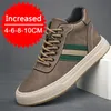 Männer Aufzug Schuhe Erhöhen 6 cm Turnschuhe Männer Sport Schuhe Freizeit Innere Höhe Zunehmende Schuhe Versteckte Heels Schuhe Größe 38-44