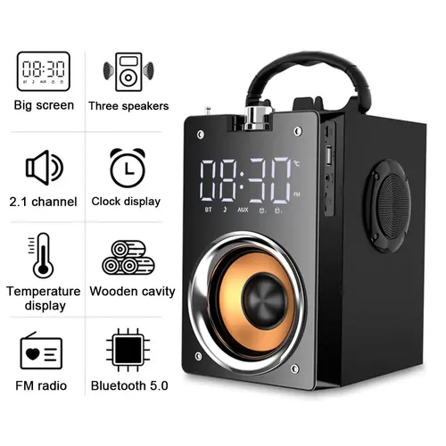 Super Bass Bluetooth Lautsprecher Tragbare Spalte High Power 3D Stereo Subwoofer Musik Zentrum