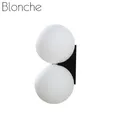 Nordic Designer Glass Ball Wall Lamp Simple Decoration Staircase Aisle Bedroom Bedside Wall Lamp