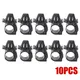 10pcs Car Wiring Harness Fastener Clips Cable Pipe Tie Wrap Cable Clamp Oil Pipe Beam Line Push