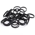 100 PCS/Bag EZ Tattoo Rubber Bands Black Small Size Fit for Powerful Coil Machine or Small Rotary