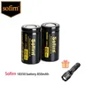 Sofirn 18350 850mah Rechargeable 3.7V Lithium Flat Head for Sofirn SP40 SP40A Headlamp