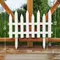 White Plastic Garden Fence Border Decoration Plant Flower Protect For Yard Lawn Edging Flower Bed