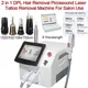 Neues Design 2 in 1 Pico laser q geschaltete nd yag Laser Carbon Peeling IPL Opt Haaren tfernungs