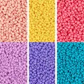 420pcs/Lot 3mm Czech Charm Glass Seed Beads Bule Yellow Red Pink Purple For DIY Jewelry Making