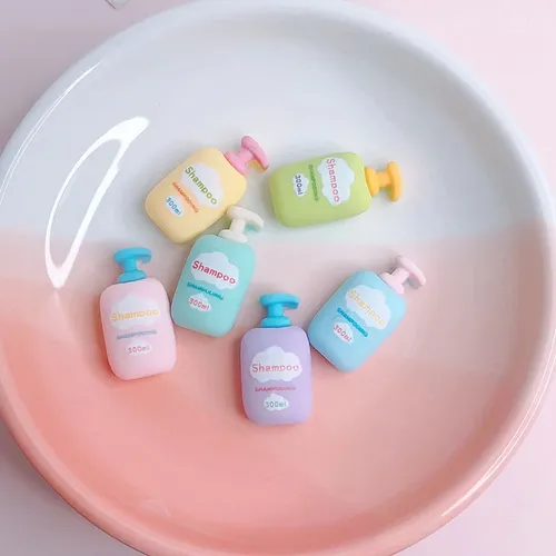 10 Teile/satz 1:12 Puppenhaus Miniaturen Liefert Shampoo Dusche Gel Körper Waschen Puppen Bad Home