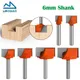 6mm Shank Woodworking Tools Cleaning Bottom Router Bits Tools for Carpentry in Wood Milling Cutter
