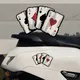 Poker Spades A Pattern Motorcycle Decals Motocross Fuel Tank Cafe Racer Body Car Windows Funny