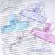 Colorful Transparent Acrylic Binder Clip Planner Clip Paper Clamp Organizer Office File Clamps