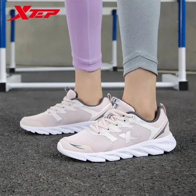 Xtep Women's Shoes Running Shoes Wear-resistant Casual Sports Shoes For Women Winter Tennis Female