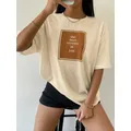 Die Beste Version Von Sie Baumwolle Druck Frauen T-shirt Hip Hop Sport Tshirt Casual Ätherisches