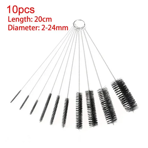 10 Teile/satz Kaffee Maschine Pinsel Flasche Rohr Stroh reiniger Waschen Wäscher Barista Abstauben