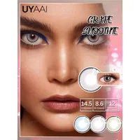 Uyaai kontaktlinsen 2 teile/para farbige kontaktlinse für augenfarbe kosmetische farb kontaktlinsen