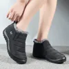 Schnee Frauen Stiefel Mode Unisex Schuhe Slip Auf Plattform Schuhe Für Frauen Stiefeletten Wasserdichte Plüsch Winter Schuhe Botas Mujer