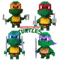 TMNT Small Building Teenage Mutant Ninja Turtles Blocks 3D Cartoon Anime Animal Model Education Game