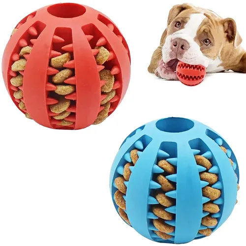 Haustier Hund Spielzeug interaktive Gummi bälle Haustier Hund Katze Welpe Kau spielzeug Ball Zähne
