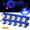 10 teile/los Auto Innen Auto Dashboard Lichter T5 Led 1 SMD DC 12V Licht Auto Birne Auto Side Wedge