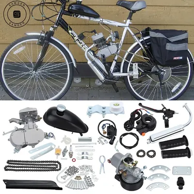 Samger 80cc Fahrrad Motor Kit Tasche Fahrrad Komplette Motor Set Motor Bicicleta 2 Stroke Gas Engine