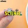 Dcarzz Wissenschaft Emaille Brosche Pin DNA Molekül Charme Labor Schmuck Wissenschaftler Biologe