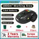 2024 Upated DEVVIS Smart Robot Lawn Mower E1800U With 7.8AH Lithium Ultrasonic Sensor WiFi