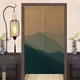 Chinesische Art Landschafts malerei Tür Vorhang Home Schlafzimmer Trennwand Vorhang Wohnzimmer