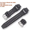 for Casio G-Shock GA-1000 GA 1100 GW-4000 GW-A1100 G-1400 Diving Sport Watch Bracelet Waterproof PU