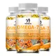 Omega 7 Sea Buckthorn Capsules Soothes Gastrointestinal Tract Support Liver Health Relieve Dry Eye