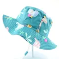 Sommer Baby Eimer Hut UV Schutz Jungen Kappe Kinder Outdoor Strand Mädchen Sonnenhut Cartoon Infant