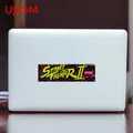 UJIOM 13cm x 4.4cm for Street Fighter Cartoon Car Stickers Car Door Protector Decal Vinyl Material