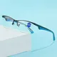 Universal Reading Glasses Men Women Anti-Blue Light Glasses Presbyopic Glasses Metal Optical Half