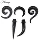 Alisouy 2pcs Acrylic Spiral Ear Plug Stretching Tapers Body Jewelry Wholesale Acrylic Ear Tapers