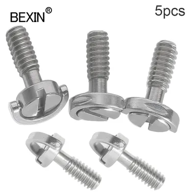 1/4" screw camera release screw folding d ring tripod plate screw camera mount adapter long screw for camera quick release plate