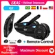 EJEAS Q2 Motorcycle Helmet Intercom Bluetooth 5.1 Headset Quick Pair Waterproof Up to 2 Riders