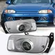 【Spot goods Real shot】FOR Honda Civic 2/3-Dr 1992 1993 1994 1995 OE Style Smoked Lens Bumper Fog