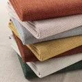 145cm Wide High-grade Solid Color Thickened Coarse Linen Sofa Fabric Cotton Linen Cushion Pillow DIY