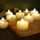 6/12 stücke Flammenlose Led Teelicht Kerzen Batterie Betrieben Säule Kerze Groß für Home Hochzeit