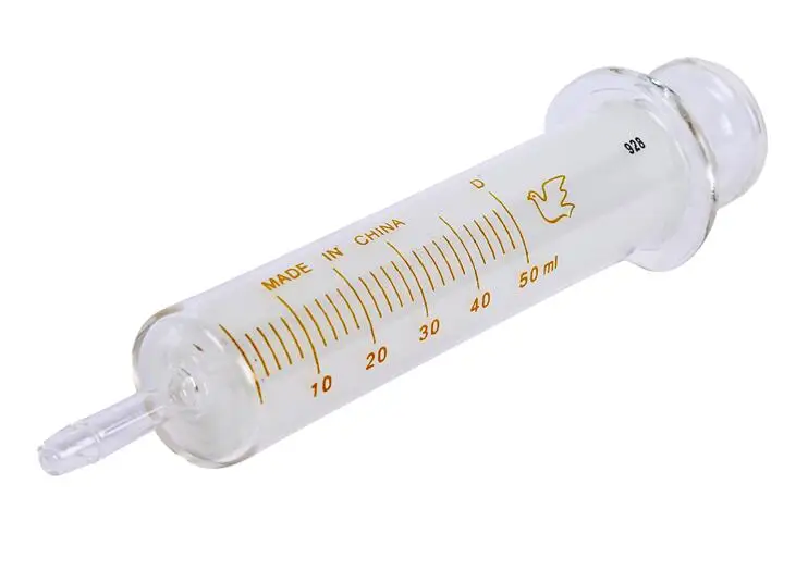 Glas spritze 5ml 10ml 20ml 30ml 50ml 100ml einlauf spritze nasen fütterung experiment Glycerin spritze industrie abgabe Image
