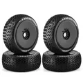 4PCS 116mm Off Road Buggy Tires Wheel 17mm Hex Hubs for 1/8 RC Racing Car 4WD Nitro HPI HSP BAZOOKA